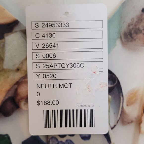 Anthropologie Meadow Rue Beach treasures Pebble Dress 0 NWOT - Picture 3 of 4